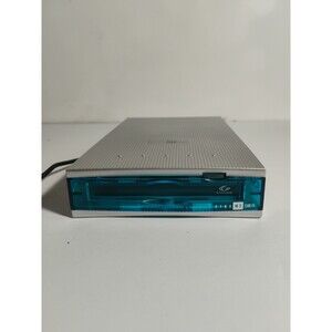Fujitsu Dynamo 1300 FE External Magneto Optical Disk Drive W/ Case vintage 1998